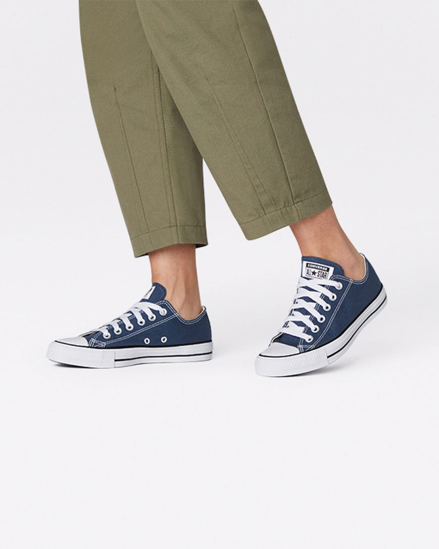 Tenis Converse Chuck Taylor All Star Classicos Cano Baixo Feminino Azul Marinho | PT I00317P